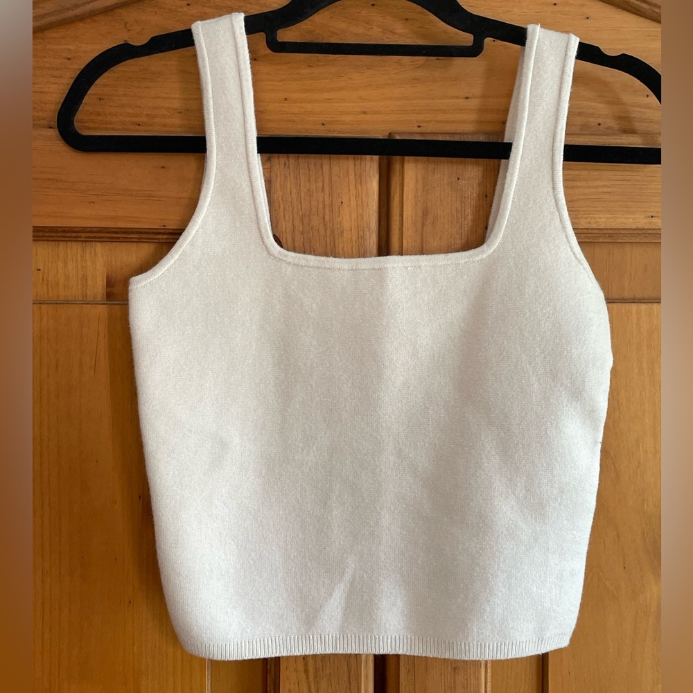Abercrombie & Fitch Cream Sweater tank